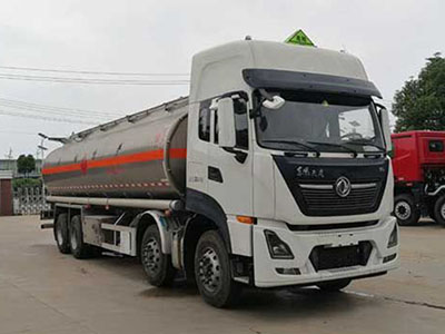 东风天龙前四后八国六铝合金油罐车